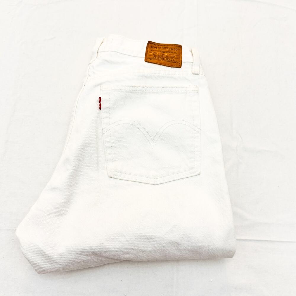 Levi's Women's White High-Rise Jeans
